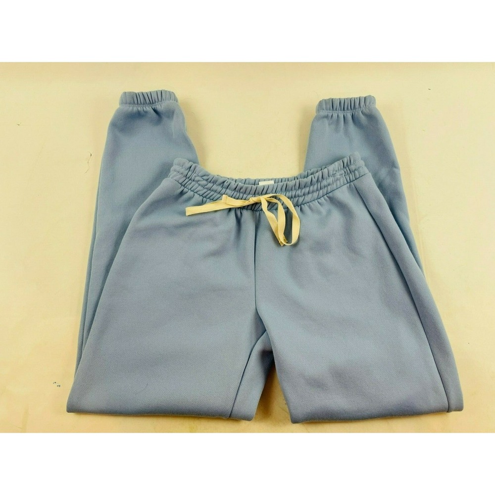 Cozy Rozy Sweatpants Women's Size Small Blue Elastic Waist & Ankle Drawstring